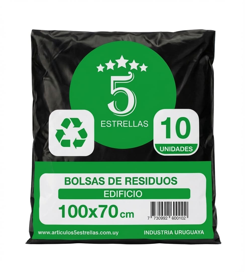 Bolsa de Residuo Plana 100x70 cm x10 unidades